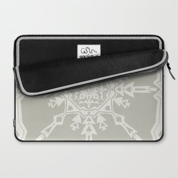 Scandinavian Snowflake no. 1 Laptop Sleeve Gallery Image 2