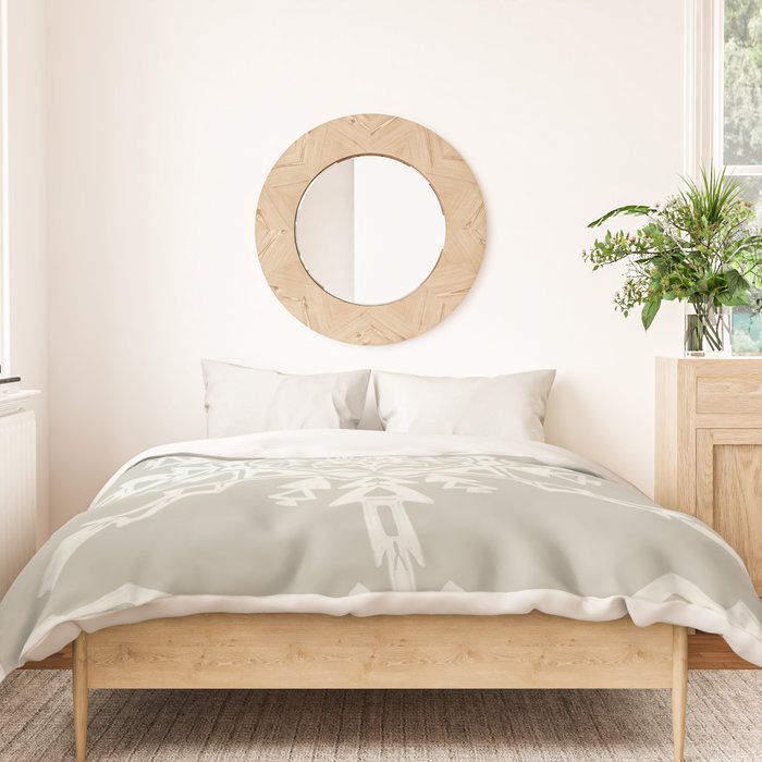 Scandinavian Snowflake no. 1 Duvet Cover Gallery Image 3