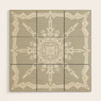 Scandinavian Snowflake no. 1 Wood Wall Art Gallery Image 2