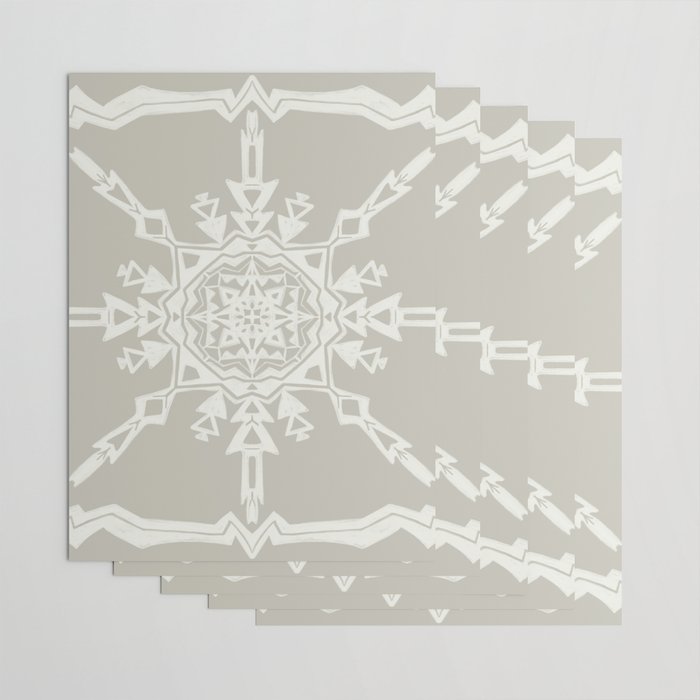 Scandinavian Snowflake no. 1 Wrapping Paper Gallery Image 3