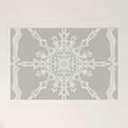 Scandinavian Snowflake no. 1 Welcome Mat Gallery Image 1