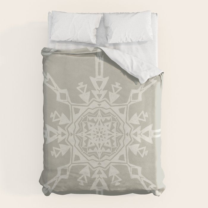 Scandinavian Snowflake no. 1 Duvet Cover Gallery Image 6