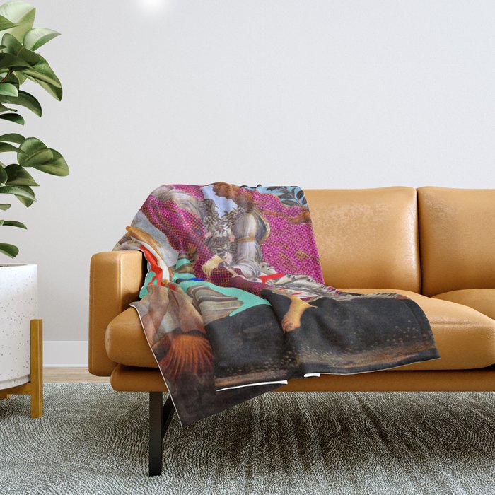 Rebirth of Her Throw Blanket Gallery Image 1