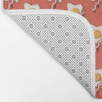 FAST FOOD / Egg and Bacon - pattern Bath Mat Gallery Image 2