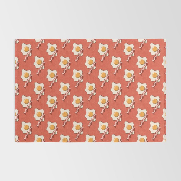 FAST FOOD / Egg and Bacon - pattern Rug Gallery Image 2