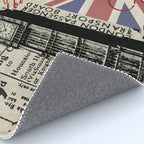 London Great Britain Big Ben Flag Collage Rug Gallery Image 4