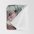 Essential cats pattern Throw Blanket Gallery Image 3