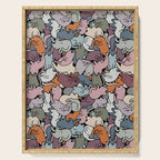 Essential cats pattern Serving Tray Gallery Image 1