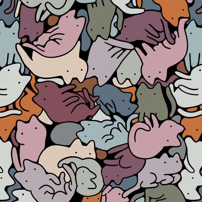 Essential cats pattern Coffee Mug Gallery Image 2