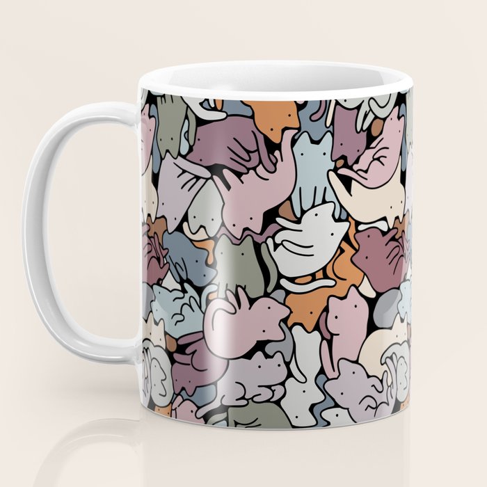 Essential cats pattern Coffee Mug Gallery Image 3