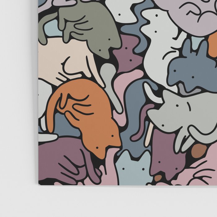 Essential cats pattern Poster Gallery Image 3