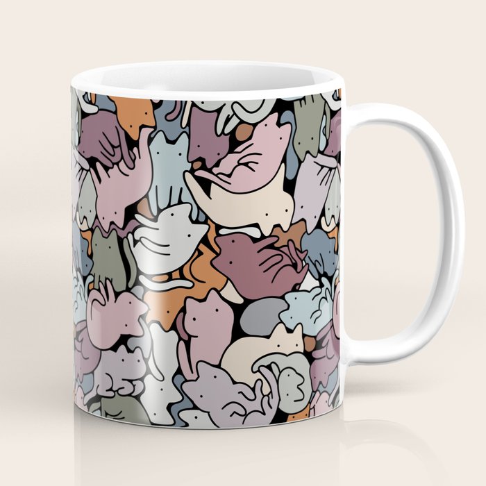 Essential cats pattern Coffee Mug Gallery Image 1