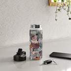 Essential cats pattern Water Bottle Gallery Image 4