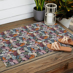 Essential cats pattern Outdoor Rug Gallery Image 2