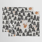 Black Forest fox and hare Placemat Gallery Image 1