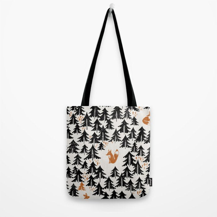 Black Forest fox and hare Tote Bag Gallery Image 2