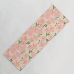 Pink Flowers Yoga Mat Gallery Image 1