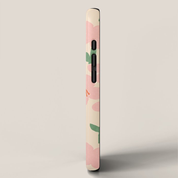 Pink Flowers iPhone Case Gallery Image 2
