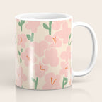 Pink Flowers Coffee Mug Gallery Image 1