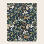 Bohemian leafy forest at night Notebook Gallery Image 4