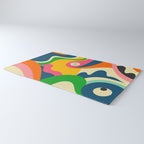 Colorful Mid Century Abstract  Rug Gallery Image 3