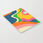 Colorful Mid Century Abstract  Notebook Gallery Image 3