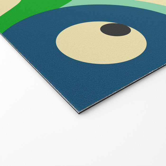 Colorful Mid Century Abstract  Welcome Mat Gallery Image 2