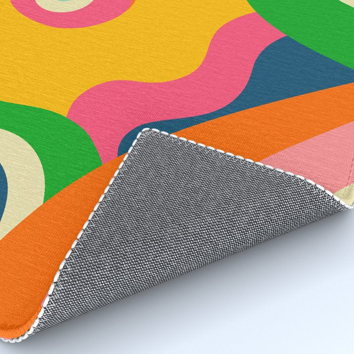 Colorful Mid Century Abstract  Rug Gallery Image 4
