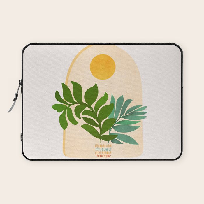Boho Summer Scene Window Series Laptop Sleeve Gallery Image 1