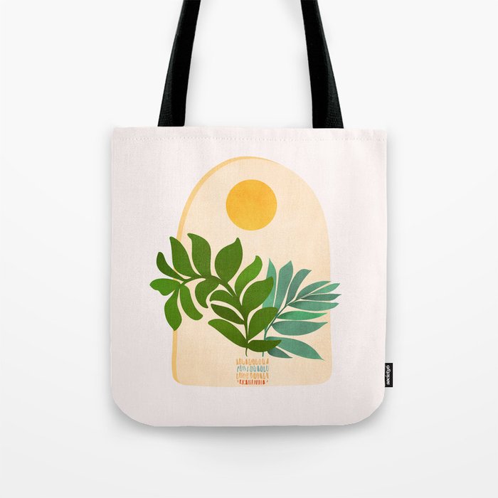 Boho Summer Scene Window Series Tote Bag Gallery Image 1
