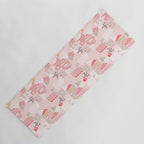 City life neighborhood pearl pink Yoga Mat Gallery Image 1