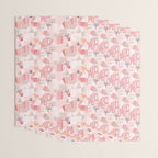 City life neighborhood pearl pink Wrapping Paper Gallery Image 3