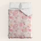 City life neighborhood pearl pink Duvet Cover Gallery Image 6