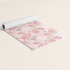 City life neighborhood pearl pink Yoga Mat Gallery Image 2