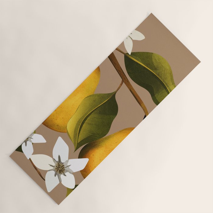 Pears Botanical Art 2 Yoga Mat Gallery Image 1
