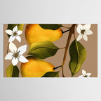 Pears Botanical Art 2 Tablecloth Gallery Image 2
