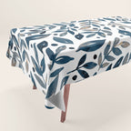 Seasonal branches and berries - neutral Tablecloth Gallery Image 1