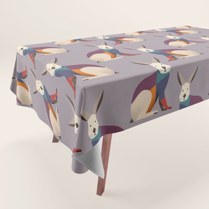 European Hare Tablecloth Gallery Image 1