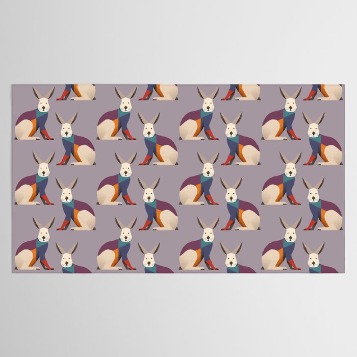 European Hare Tablecloth Gallery Image 2
