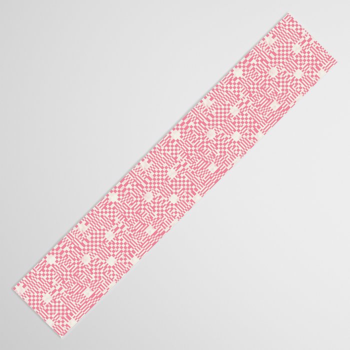 Checkered Pink Matrix Table Runner Gallery Image 3