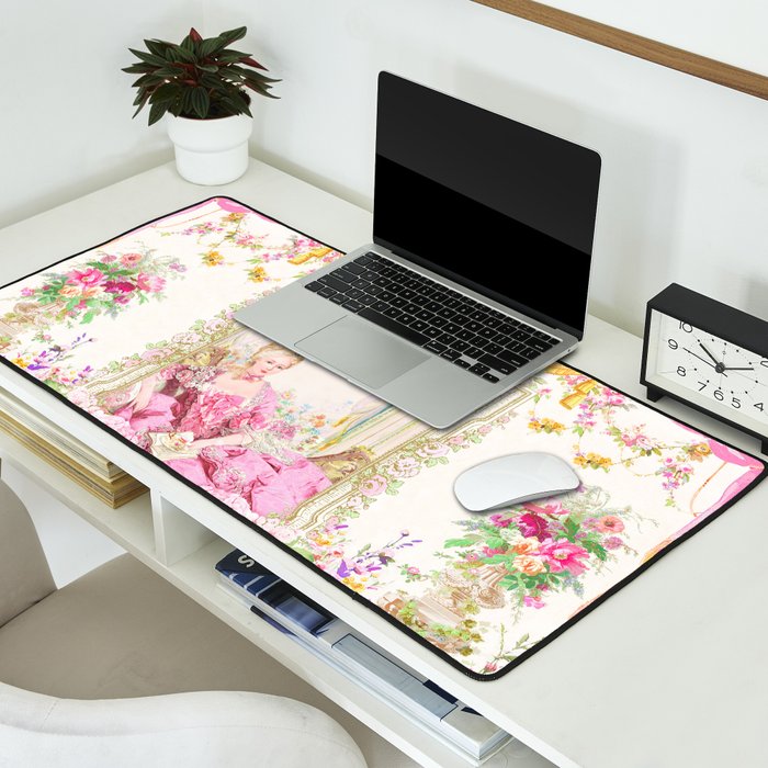 Marie Antoinette Rococo splendour Desk Mat Gallery Image 2