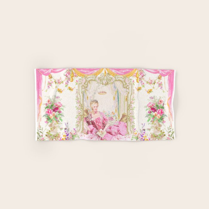 Marie Antoinette Rococo splendour Bath Towel Gallery Image 1