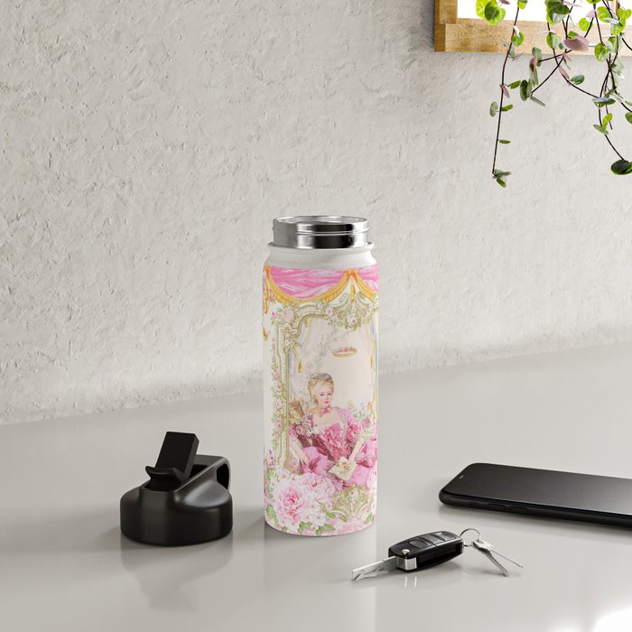 Marie Antoinette Rococo splendour Water Bottle Gallery Image 4
