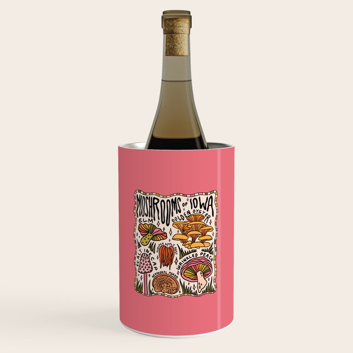 Mushrooms of Iowa Wine Chiller Gallery Image 1