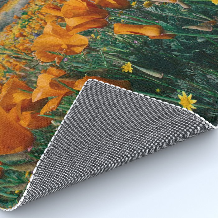 Wildflower Poppy Superbloom Rug Gallery Image 4
