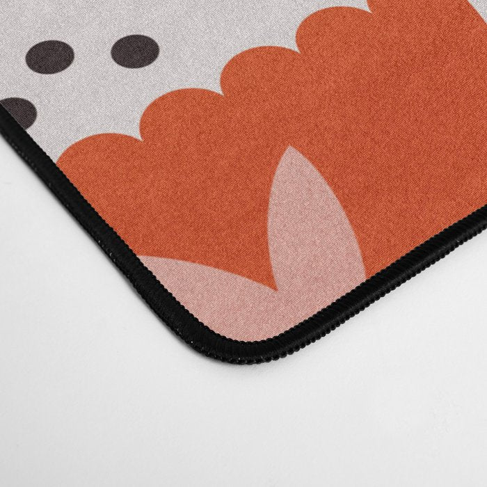 Retro Tulips Pattern Desk Mat Gallery Image 4
