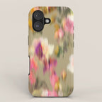 seamless pattern abstract texture background flowers iPhone Case Gallery Image 1
