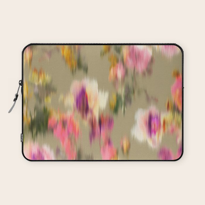 seamless pattern abstract texture background flowers Laptop Sleeve Gallery Image 1