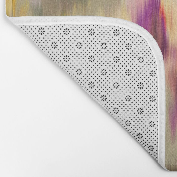 seamless pattern abstract texture background flowers Bath Mat Gallery Image 2