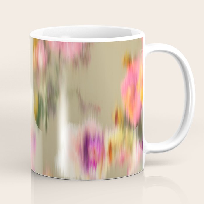 seamless pattern abstract texture background flowers Coffee Mug Gallery Image 1
